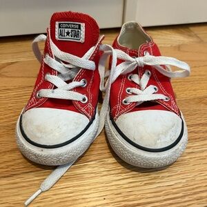 Converse Toddler Red All Star Sneakers